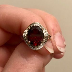 Garnet ring